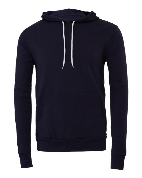 BELLA + CANVAS Unisex Sponge Fleece Hoodie Sweatshirt 3719 - Navy