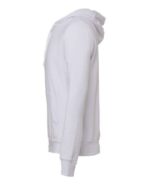 BELLA + CANVAS Unisex Sponge Fleece Hoodie Sweatshirt 3719 - White