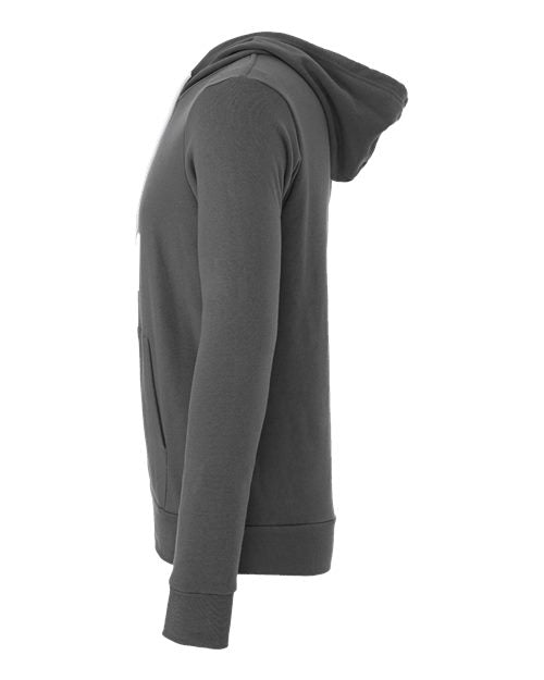 BELLA + CANVAS Unisex Sponge Fleece Full-Zip Hoodie Sweatshirt 3739 - Asphalt