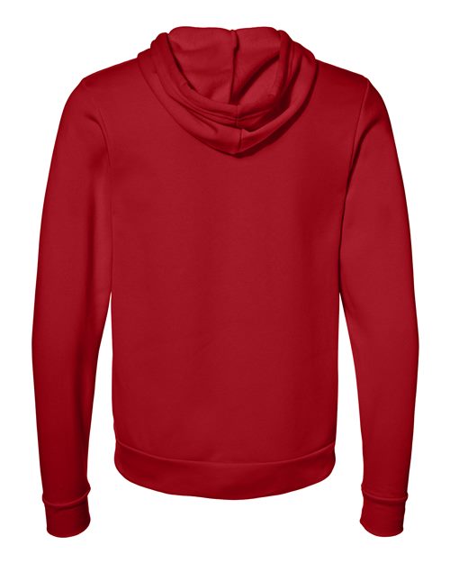 BELLA + CANVAS Unisex Sponge Fleece Full-Zip Hoodie Sweatshirt 3739 - Red