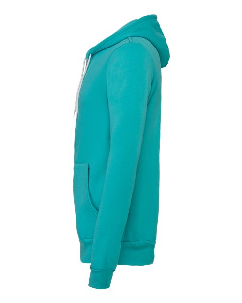 BELLA + CANVAS Unisex Sponge Fleece Full-Zip Hoodie Sweatshirt 3739 - Teal