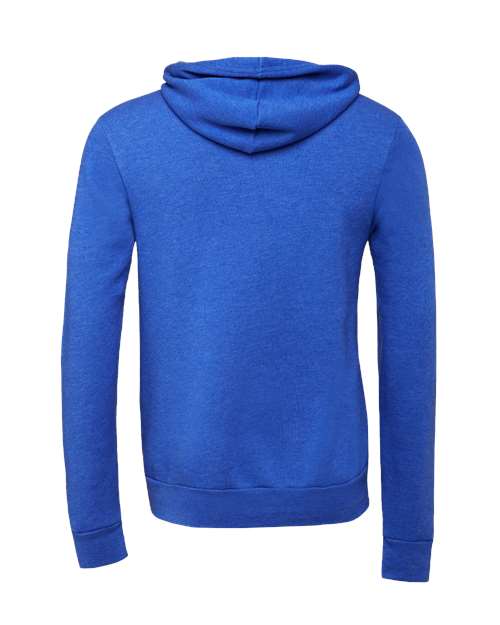 BELLA + CANVAS Unisex Sponge Fleece Full-Zip Hoodie Sweatshirt 3739 - True Royal