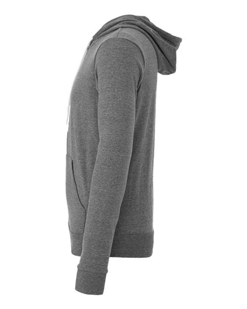 BELLA + CANVAS Unisex Sponge Fleece Full-Zip Hoodie Sweatshirt 3739 - Deep Heather