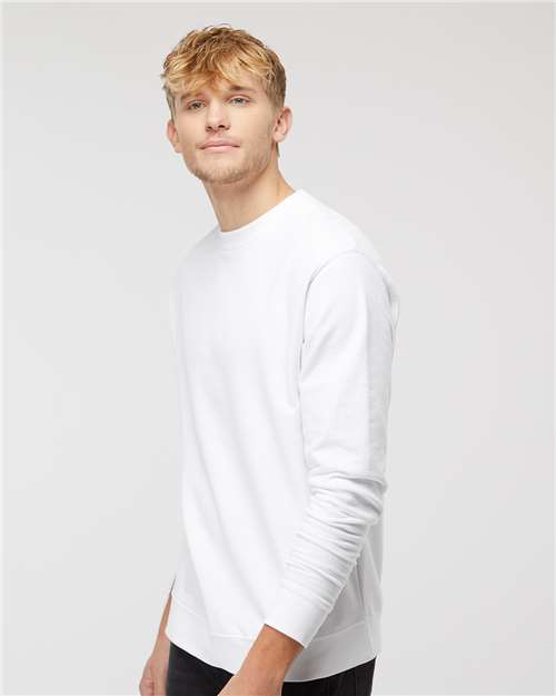 Independent Trading Co. Unisex Midweight Crewneck Sweatshirt SS3000 - White