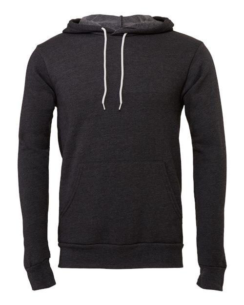BELLA + CANVAS Unisex Sponge Fleece Hoodie Sweatshirt 3719 - Dark Grey Heather