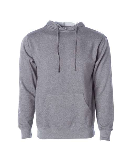 Independent Trading Co. Unisex Midweight Hooded Sweatshirt SS4500 - Gunmetal Heather