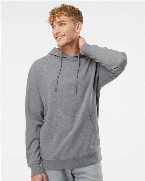 Independent Trading Co. Unisex Midweight Hooded Sweatshirt SS4500 - Gunmetal Heather