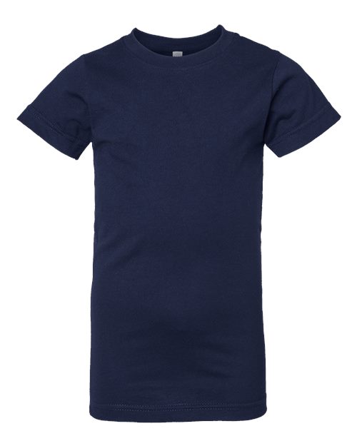 LAT Girls' Fine Jersey Tee 2616 - Navy