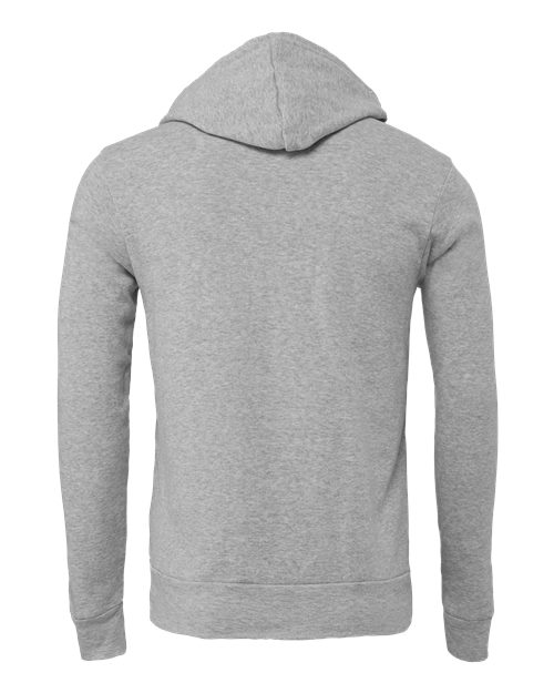 BELLA + CANVAS Unisex Sponge Fleece Hoodie Sweatshirt 3719 - Athletic Heather