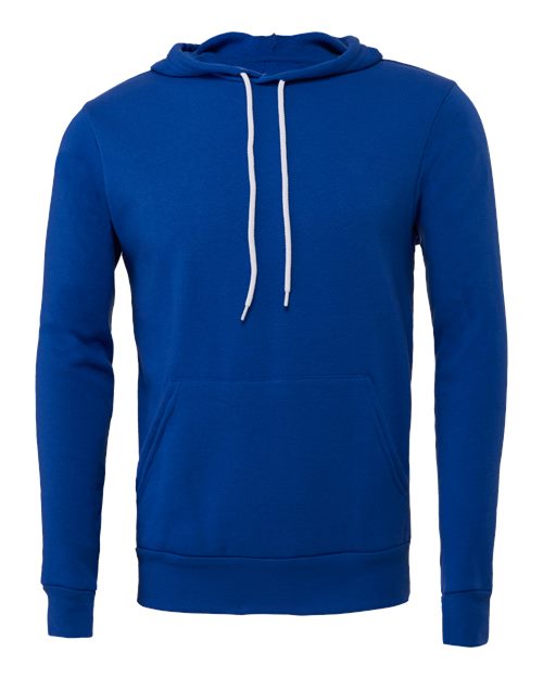 BELLA + CANVAS Unisex Sponge Fleece Hoodie Sweatshirt 3719 - True Royal