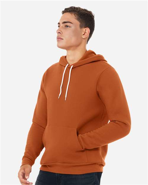 BELLA + CANVAS Unisex Sponge Fleece Hoodie Sweatshirt 3719 - Autumn