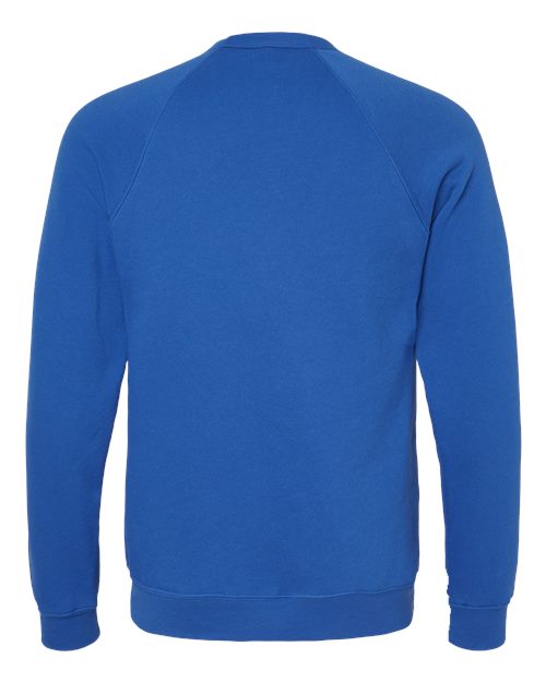BELLA + CANVAS Unisex Sponge Fleece Raglan Crewneck Sweatshirt 3901 - True Royal