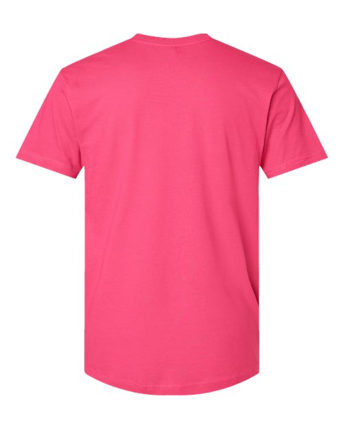 LAT Unisex Fine Jersey Tee 6901 - Hot Pink