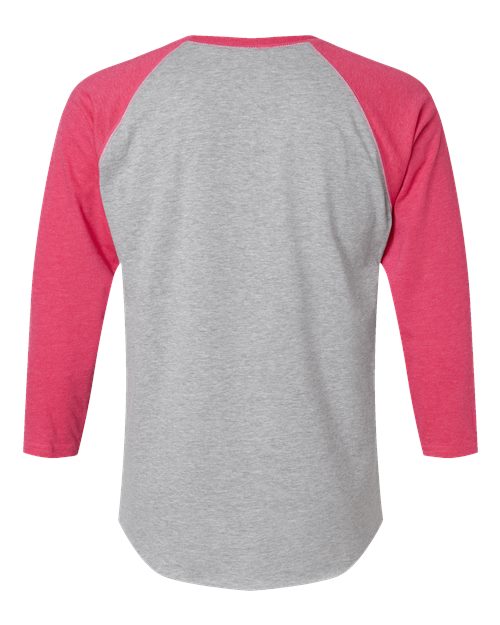 LAT Men's Baseball Fine Jersey Three-Quarter Sleeve Tee 6930