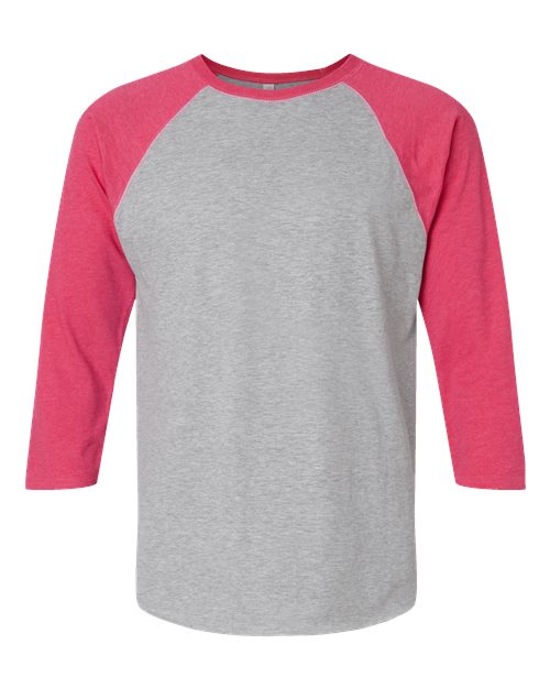 LAT Men's Baseball Fine Jersey Three-Quarter Sleeve Tee 6930