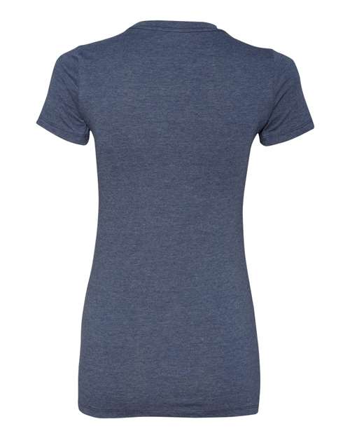BELLA + CANVAS Women's Slim Fit Tee 6004 - Heather Navy