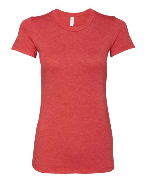 BELLA + CANVAS Women's Slim Fit Tee 6004 - Heather Red