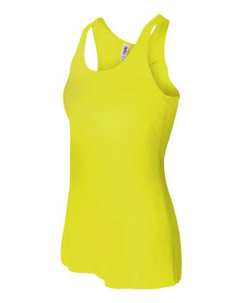 BELLA + CANVAS Women's Flowy Racerback Tank 8800 - Neon Yellow