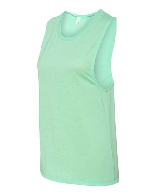 BELLA + CANVAS Women's Flowy Scoop Muscle Tank 8803 - Mint