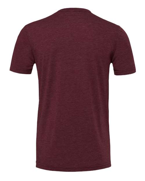 BELLA + CANVAS Triblend Tee 3413 - Maroon Triblend