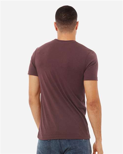BELLA + CANVAS Triblend Tee 3413 - Maroon Triblend