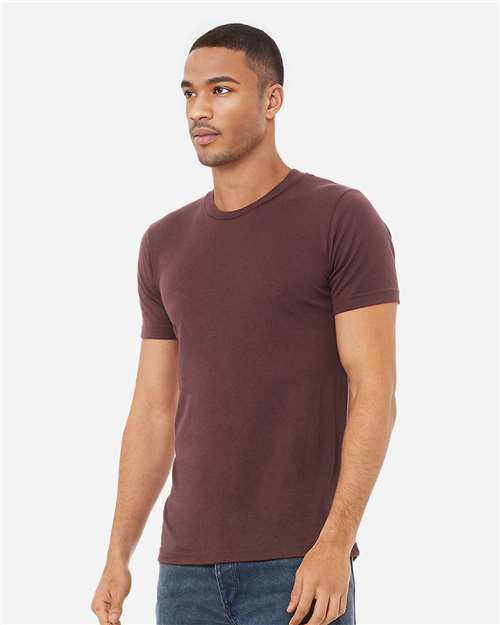 BELLA + CANVAS Triblend Tee 3413 - Maroon Triblend