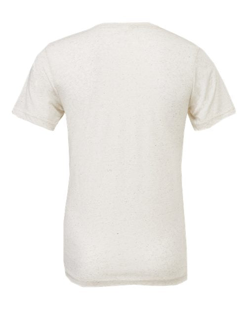 BELLA + CANVAS Unisex Triblend V-Neck Tee 3415 - Oatmeal Triblend