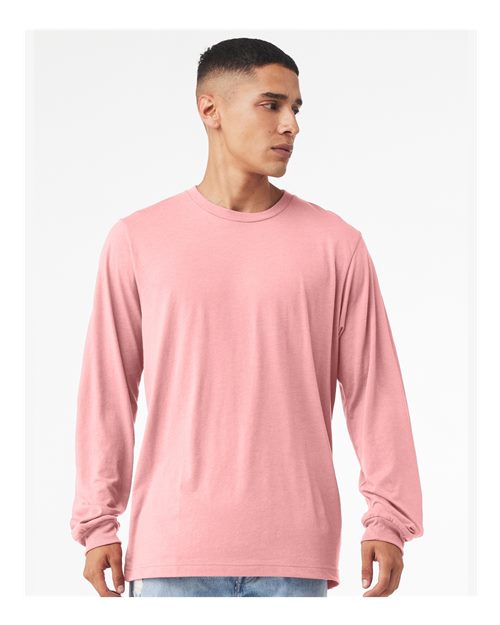 BELLA + CANVAS Unisex Jersey Long Sleeve Tee 3501 - Pink