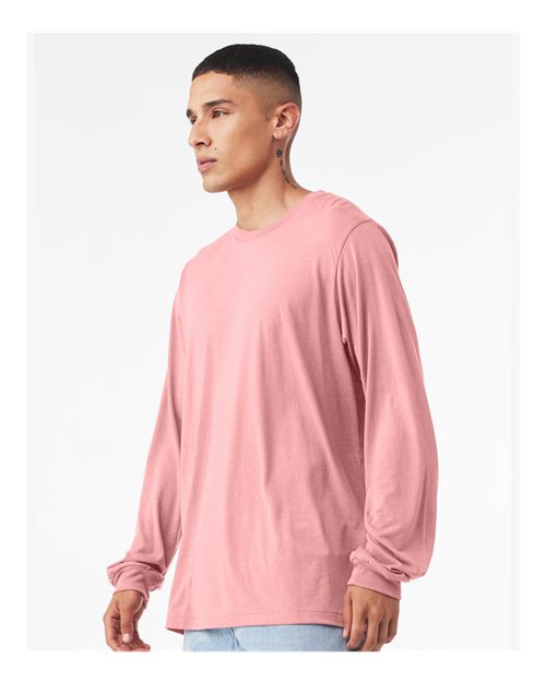 BELLA + CANVAS Unisex Jersey Long Sleeve Tee 3501 - Pink