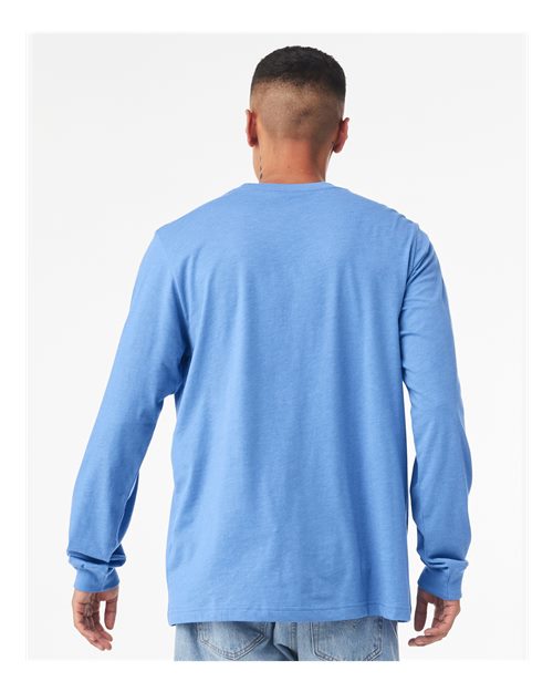 BELLA + CANVAS Unisex Jersey Long Sleeve Tee 3501 - Carolina Blue