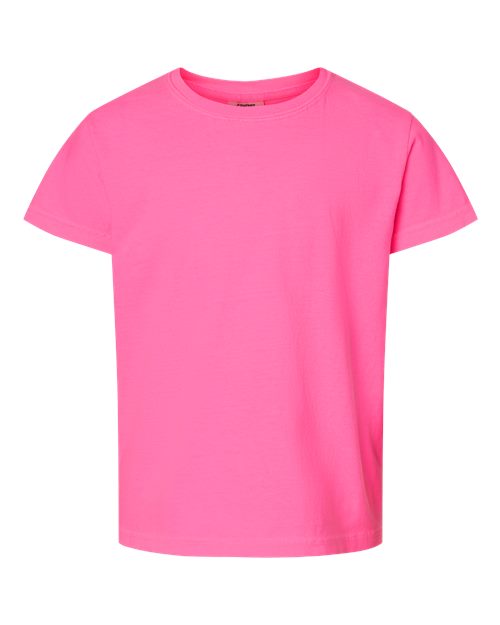 Comfort Colors Youth Garment-Dyed Heavyweight T-Shirt 9018 - Neon Pink