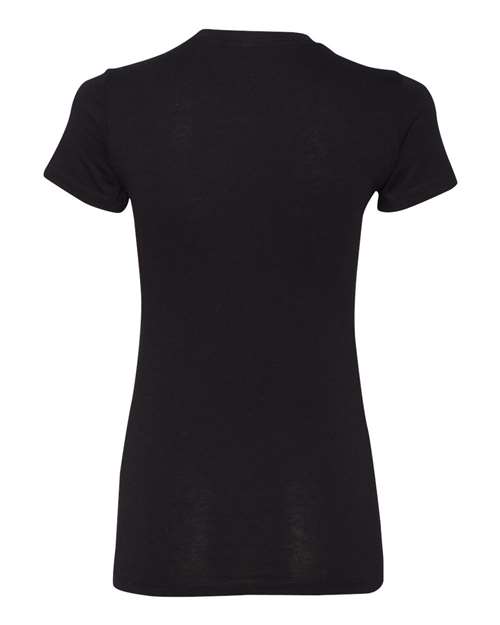 BELLA + CANVAS Women's Slim Fit Tee 6004 - Solid Black Blend