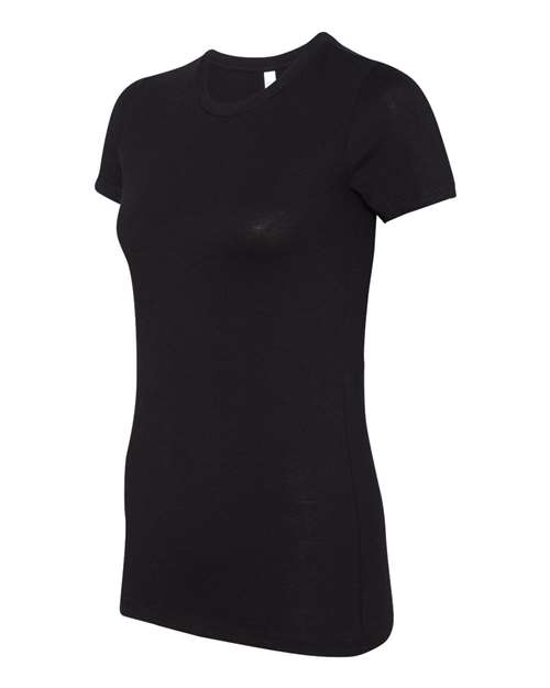 BELLA + CANVAS Women's Slim Fit Tee 6004 - Solid Black Blend