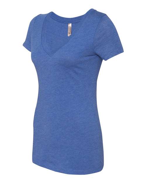 Next Level Women’s Triblend Deep V-Neck T-Shirt 6740