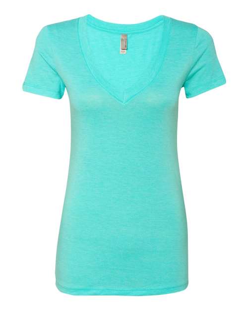 Next Level Women’s Triblend Deep V-Neck T-Shirt 6740