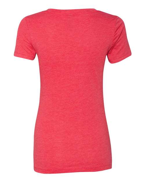 Next Level Women’s Triblend Deep V-Neck T-Shirt 6740