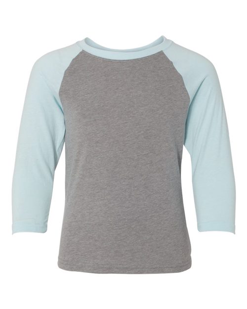 Next Level Youth CVC Three-Quarter Sleeve Raglan T-Shirt 3352