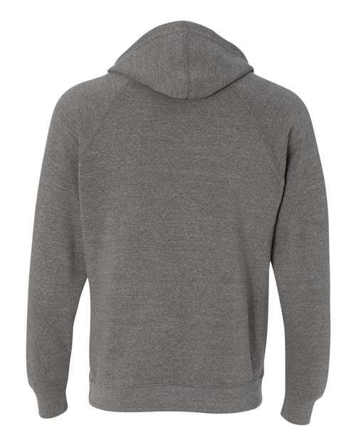 Independent Trading Co. Unisex Special Blend Raglan Hooded Sweatshirt PRM33SBP - Nickel