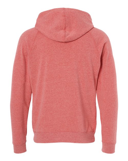 Independent Trading Co. Unisex Special Blend Raglan Hooded Sweatshirt PRM33SBP - Pomegranate