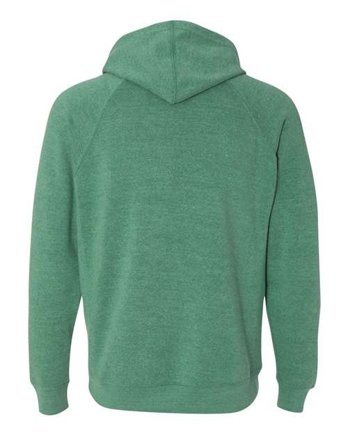 Independent Trading Co. Unisex Special Blend Raglan Hooded Sweatshirt PRM33SBP - Sea Green