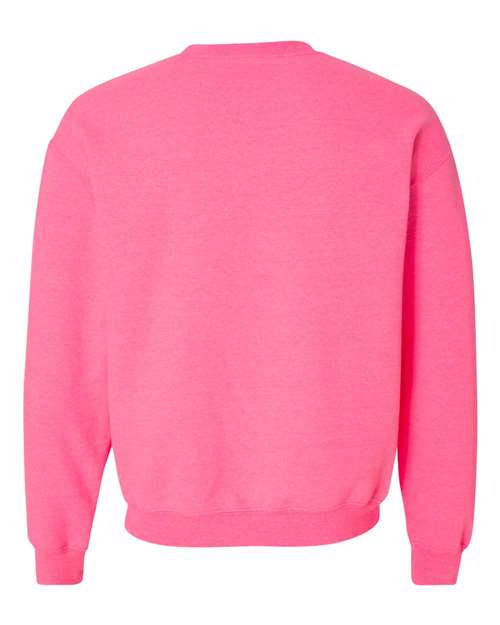Gildan Unisex Heavy Blend™ Crewneck Sweatshirt 18000 - Safety Pink