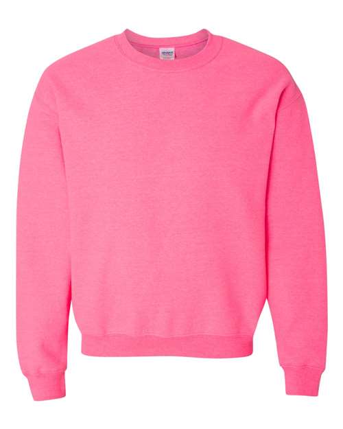 Gildan Unisex Heavy Blend™ Crewneck Sweatshirt 18000 - Safety Pink