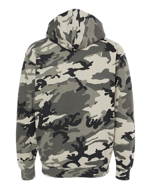 Independent Trading Co. Unisex Heavyweight Hooded Sweatshirt IND4000 - Snow Camo