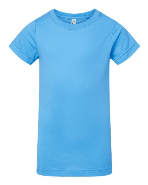 LAT Girls' Fine Jersey Tee 2616 - Aqua
