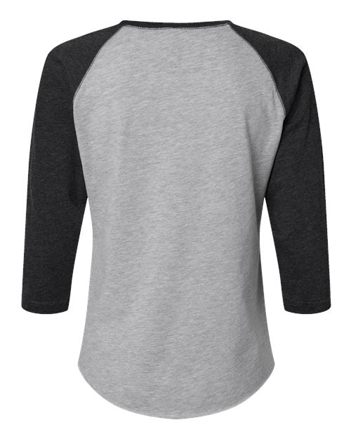 LAT Women's Baseball Fine Jersey Three-Quarter Sleeve Tee 3530