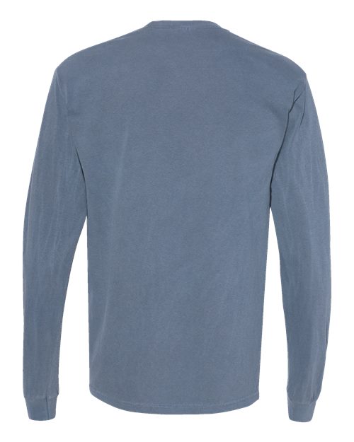 Comfort Colors Unisex Garment-Dyed Heavyweight Long Sleeve Pocket T-Shirt 4410