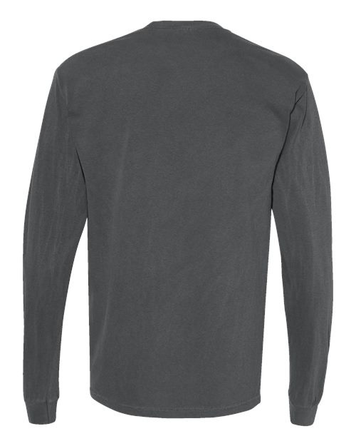 Comfort Colors Unisex Garment-Dyed Heavyweight Long Sleeve Pocket T-Shirt 4410