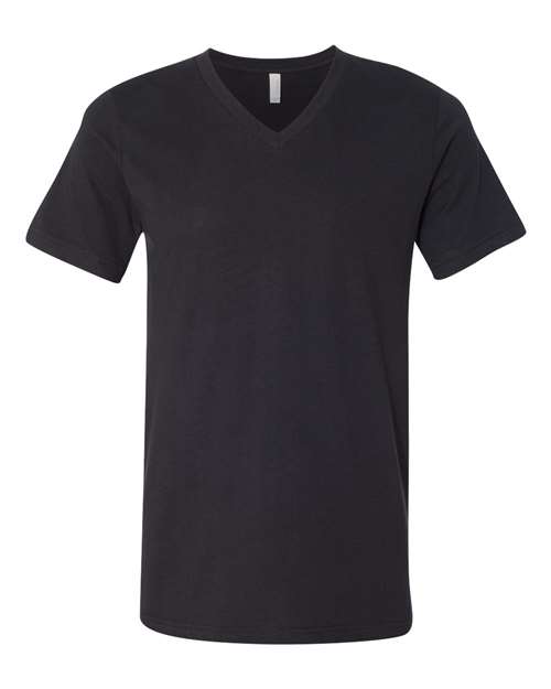 BELLA + CANVAS Unisex Jersey V-Neck Tee 3005 - Vintage Black