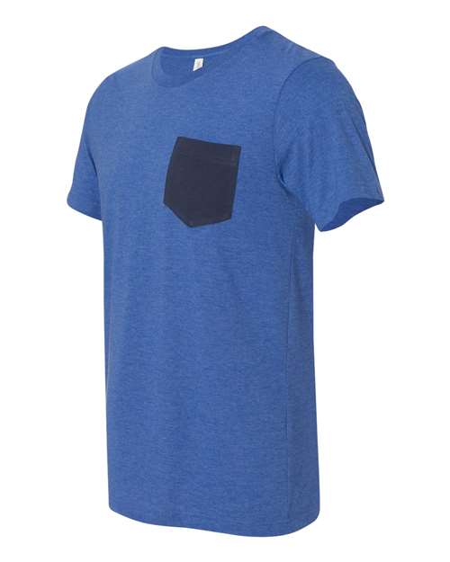 BELLA + CANVAS Men's Jersey Pocket Tee 3021