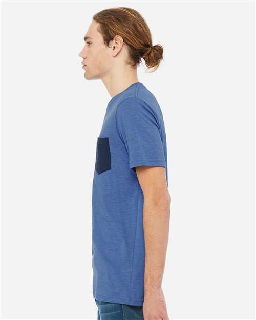 BELLA + CANVAS Men's Jersey Pocket Tee 3021